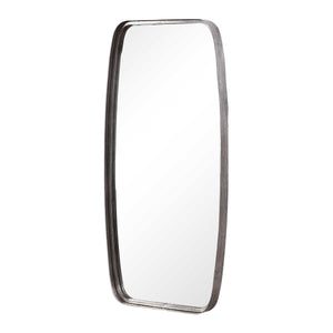 Metal Bank with Rounded Corners Mirror - Iron