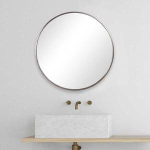 Antique Silver Mirror - Iron