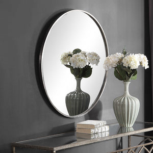 Antique Silver Mirror - Iron