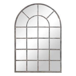 Antique Rustic Gray Mirror - Iron