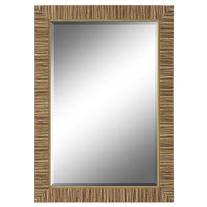 Rectangular Rattan Mirror