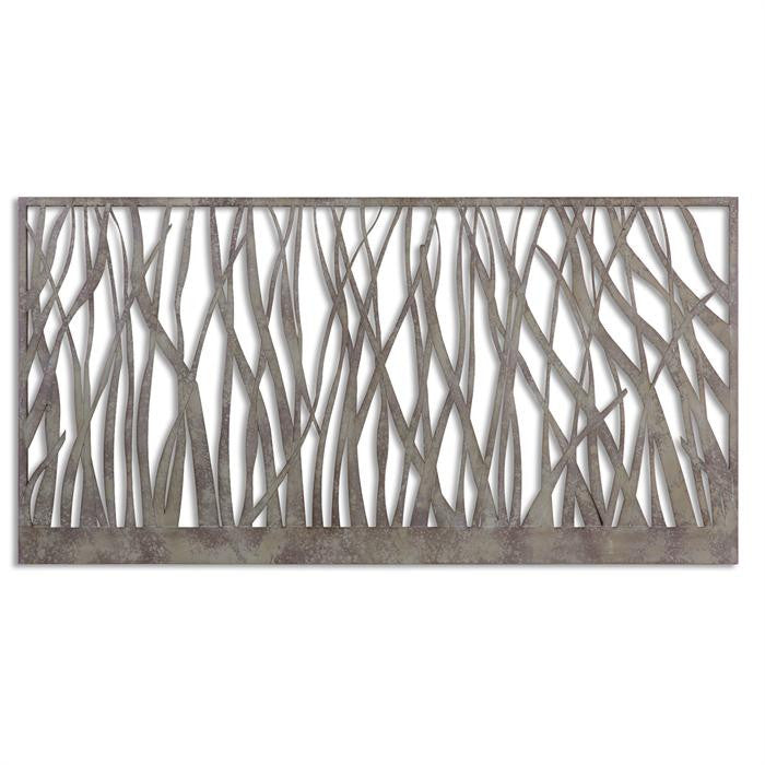 Wall Art - Prairie Metal Wall Art — Green & Grey