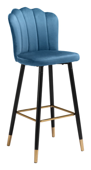 Zinclair Bar Chair Blue