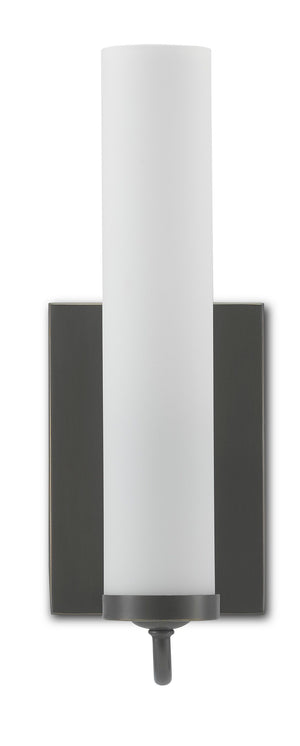 Brindisi Bronze Wall Sconce - Oil Rubbed Bronze/Opaque Glass