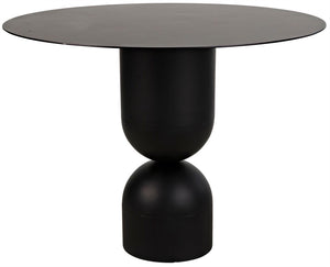 Wanda Dining Table - Black Metal