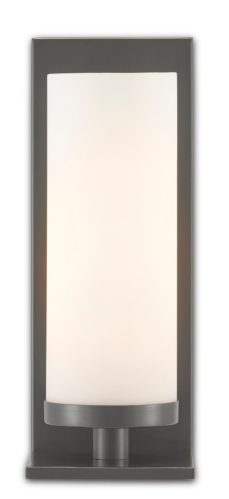 Bournemouth Bronze Wall Sconce - Oil Rubbed Bronze/Opaque Glass