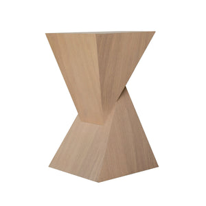 Scout Natural Oak Sculptural Table