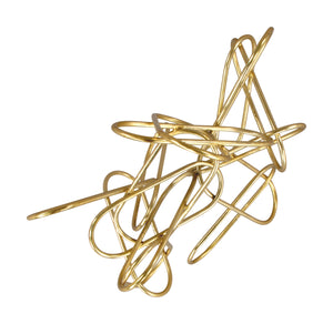 Clip Table Art Gold