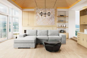 Brickell Sectional Light Gray