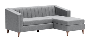 Nantucket Reversible Sectional Dark Gray