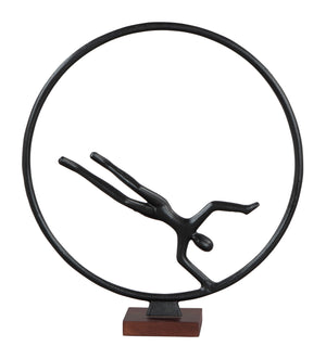 Circle Table Art Black
