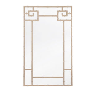 Tessa Cerused Oak Bamboo Mirror