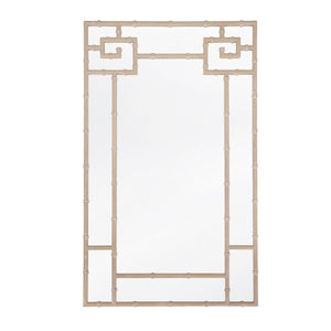 Tessa Cerused Oak Bamboo Mirror