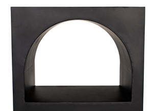 Aqueduct Bookcase, A, Black Metal