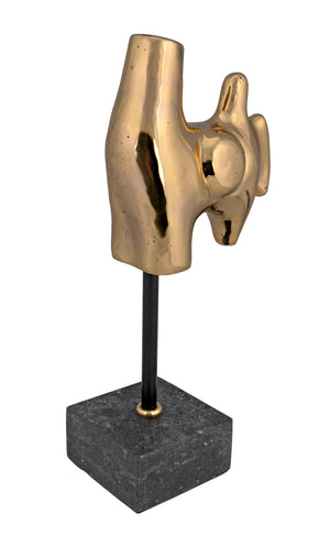 Goker, Brass with Stand
