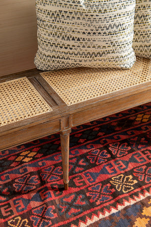 Driftwood Cape Mahogany Bench | Paris Collection | Villa & House