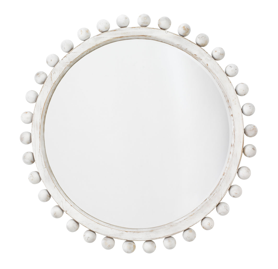 Brighton Mirror - White Washed Wood