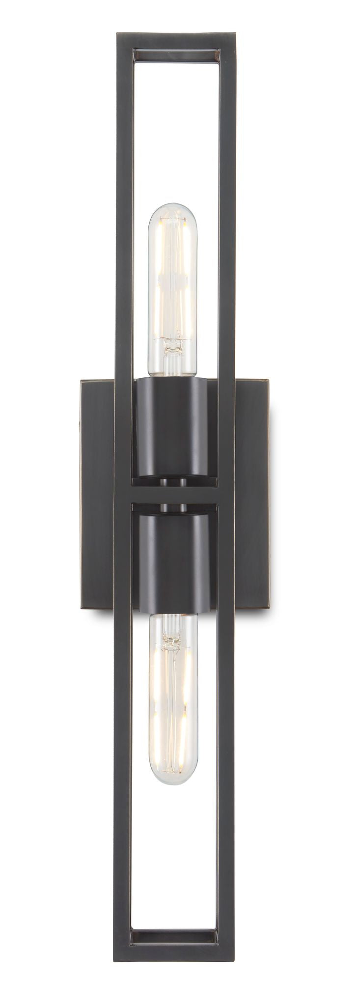 Currey and Company Bergen Bronze Wall Sconce - Oil Rubbed Bronze