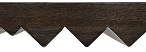 Nelson Console - Ebony Walnut with White Detail