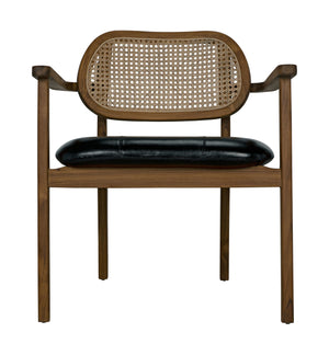 Tolka Chair - Teak with Leather Seat