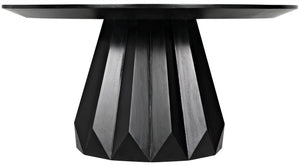 Brosche Dining Table - Hand Rubbed Black