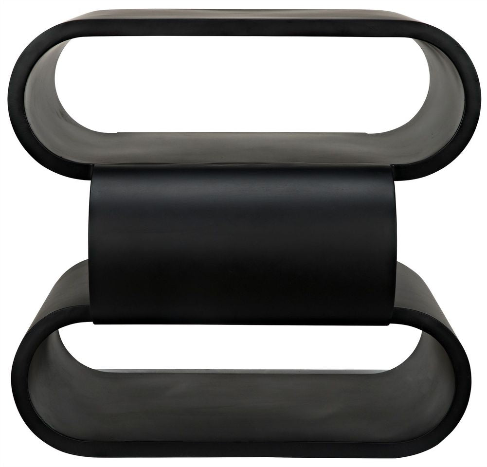 Nada Side Table - Black Metal
