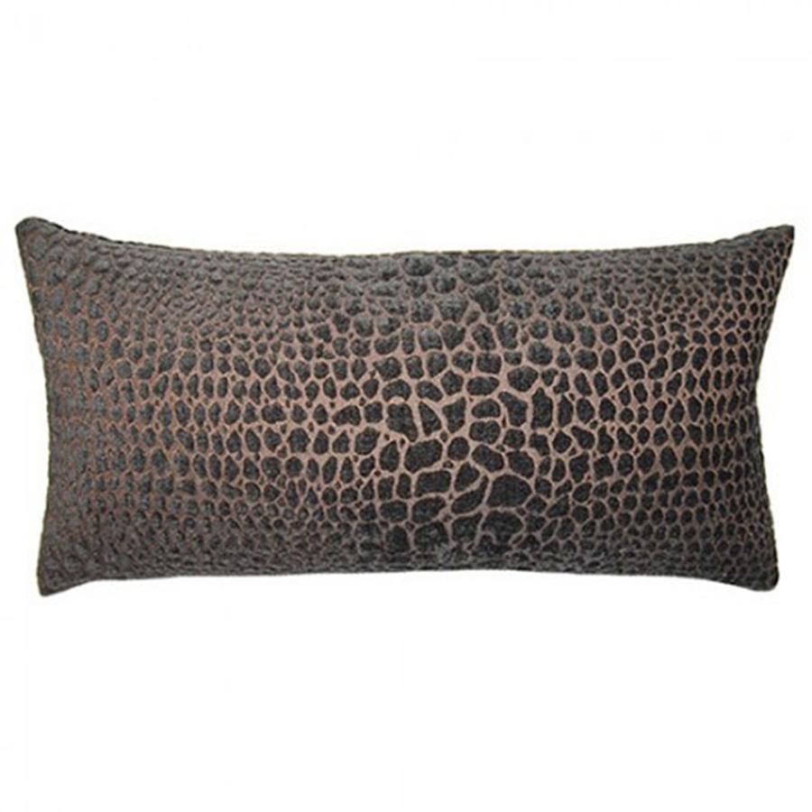 Zinc Grey Cheetah Pillow