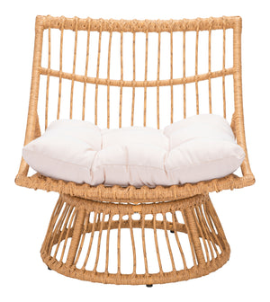 Franco Accent Chair Beige & Natural