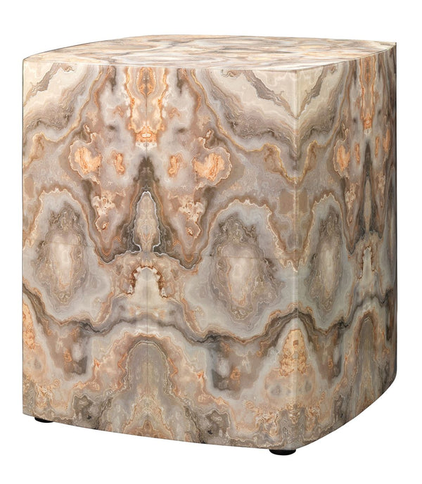 Ink Table Ink Blot Curved Side Table - MDF - Scenario Home